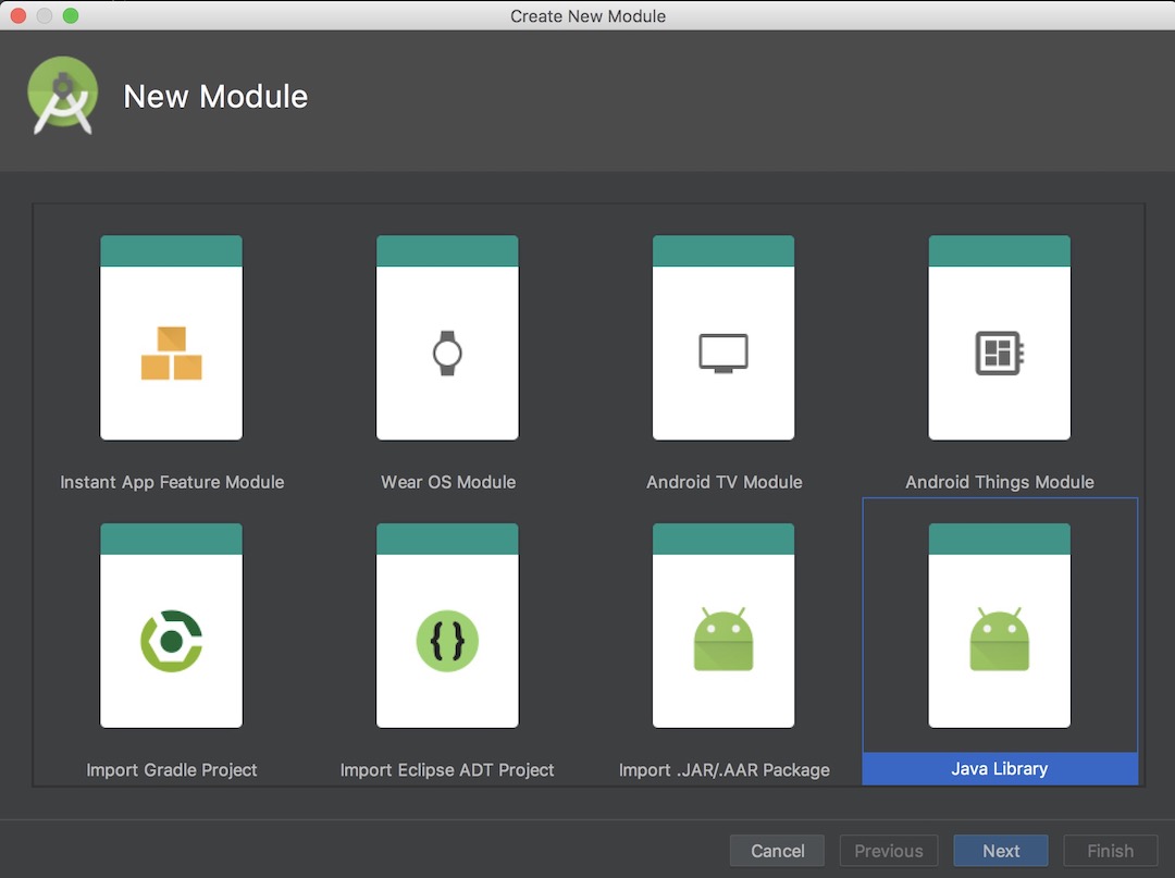 Select java library